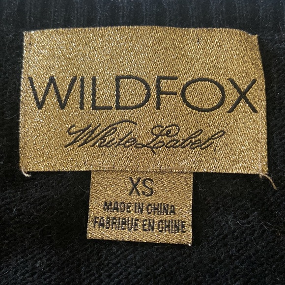 WildFox white label black sweater - Picture 4 of 5